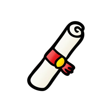 çizgi film kaydırma vektör çizim 