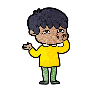 vektör çizim karikatür adam