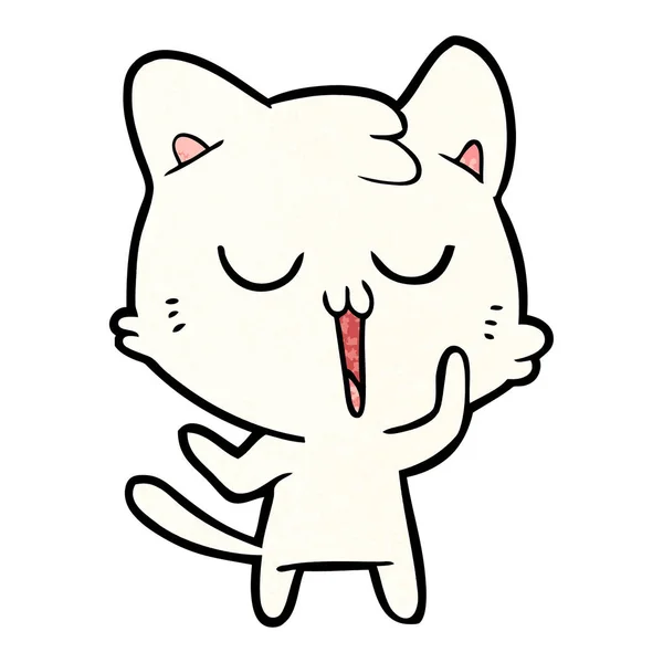 かわいい猫のベクトルイラスト — ストックベクタ