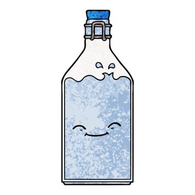 çizgi film eski su şişesi