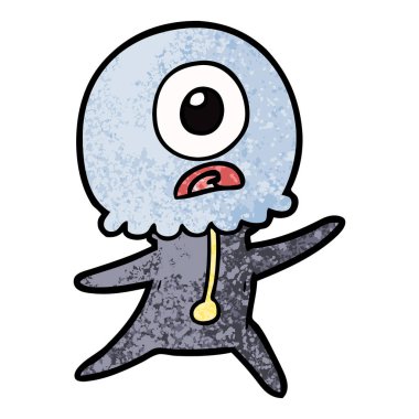 çizgi film Tepegöz'ü yabancı uzay adamı