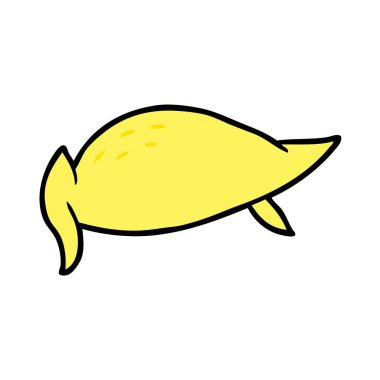 vektör çizim karikatür sarışın peruk