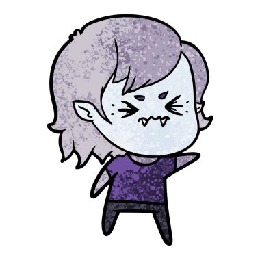 rahatsız çizgi film vampir kız