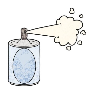 çizgi film sprey sprey kutusu