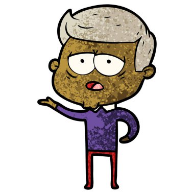 vektör çizim karikatür adam