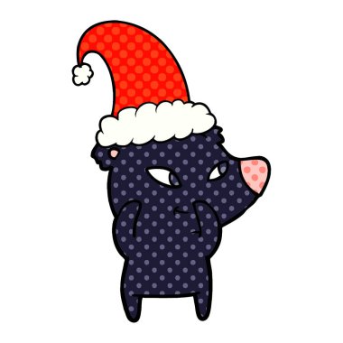 Çizgi film ayısının vektör çizimi