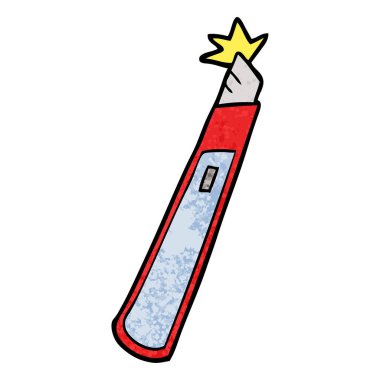 vektör çizim karikatür zanaat bıçak