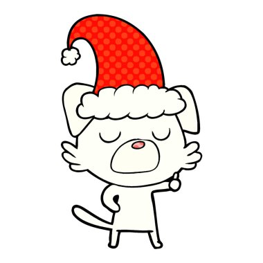 Çizgi film köpeğinin vektör çizimi