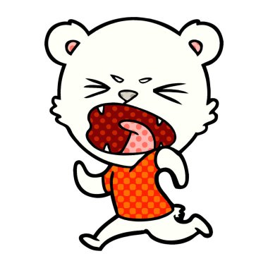 kızgın kutup ayısı karikatür