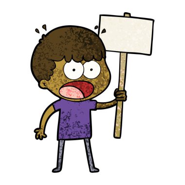 afiş ile şok adam çizgi film