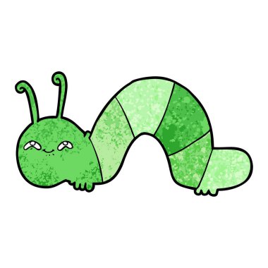 vektör çizim karikatür mutlu kedi