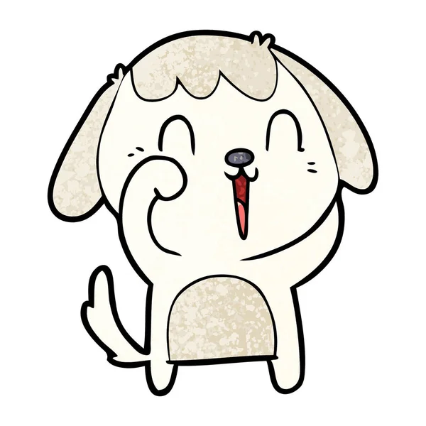 Векторная Иллюстрация Милой Мультяшной Собаки — стоковый вектор