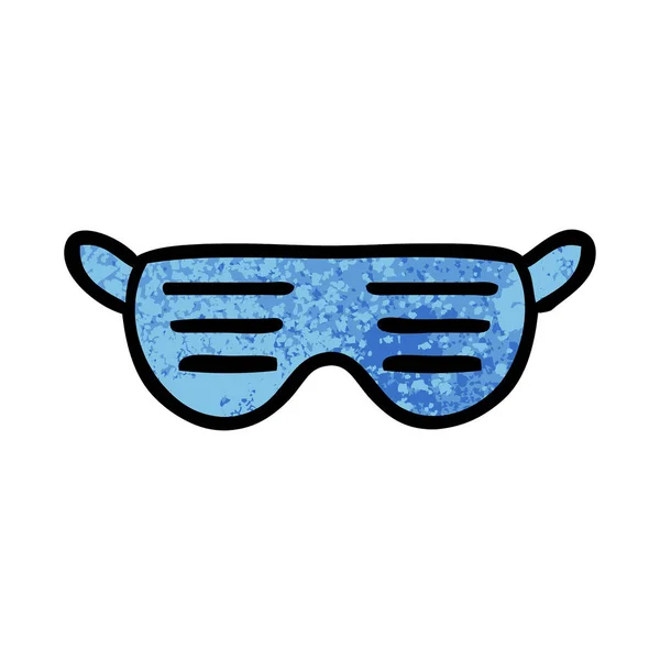 Vector Ilustración Gafas Sol Dibujos Animados — Archivo Imágenes Vectoriales