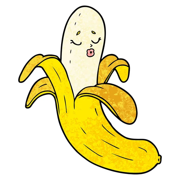 Vectorillustratie Van Cartoon Banaan — Stockvector