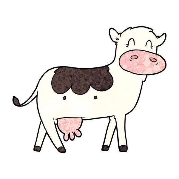 Illustration Vectorielle Vache Dessin Animé — Image vectorielle