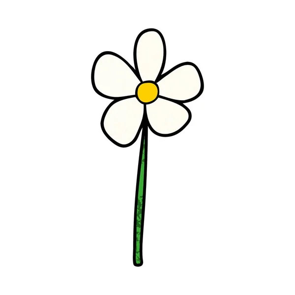 Векторна Ілюстрація Мультяшної Квітки — стоковий вектор