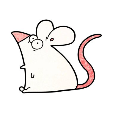 Çizgi film faresinin vektör çizimi