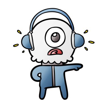 çizgi film Tepegöz'ü yabancı uzay adamı müzik