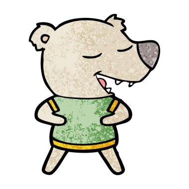 Çizgi film ayısının vektör çizimi