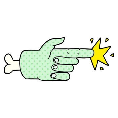 zombi el işaret çizgi film