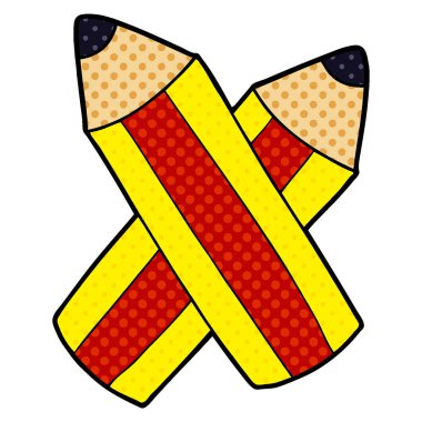 vektör çizim karikatür kalem