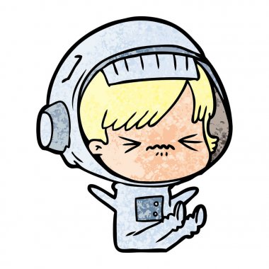 çizgi film alan kız sinir krizi atma