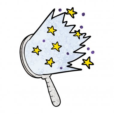 vektör çizim karikatür sihirli ayna