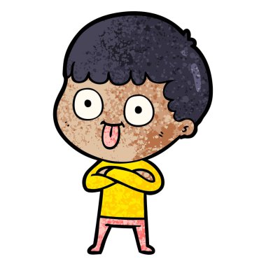  vektör çizim karikatür adam bakıyor