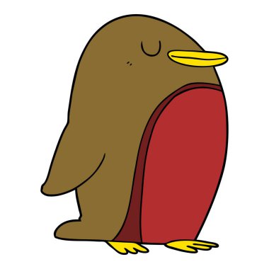 vektör çizim karikatür Robin