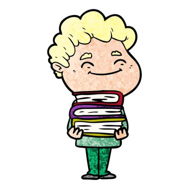 vektör çizim karikatür dostça adam 