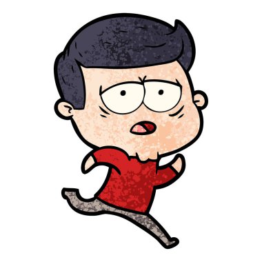 vektör çizim karikatür adam