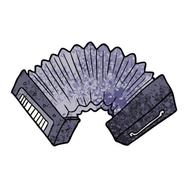 vektör çizim karikatür akordeon