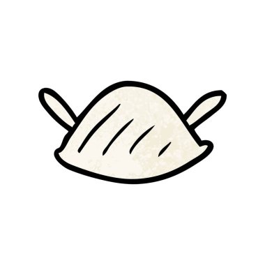 vektör çizim karikatür tıbbi maskesi