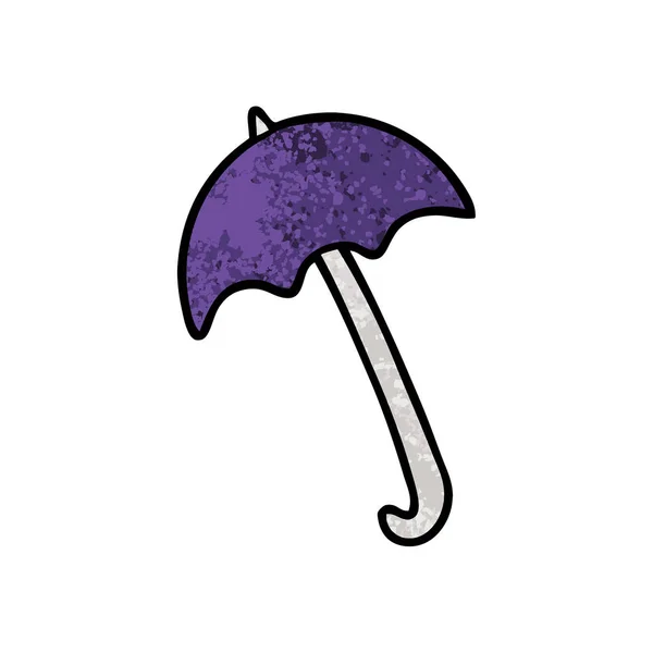 Vector Illustration Cartoon Umbrella — Stock Vector