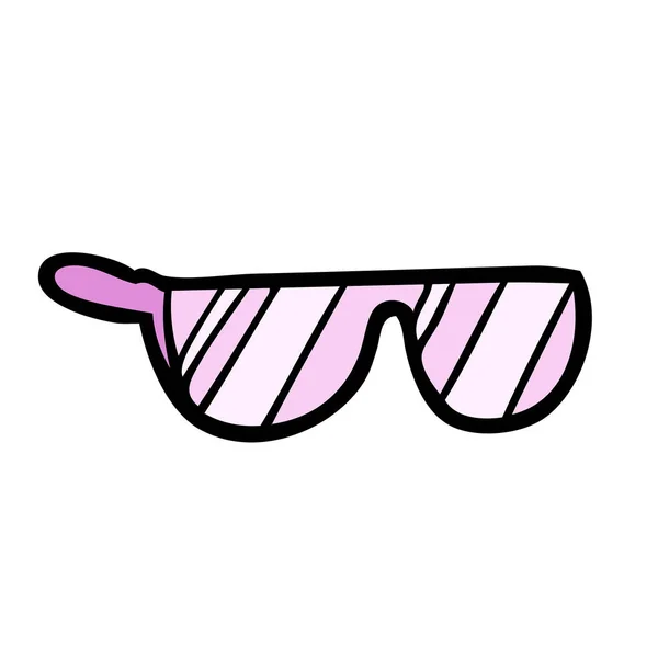Vector Illustration Cartoon Sunglasses — Stock Vector