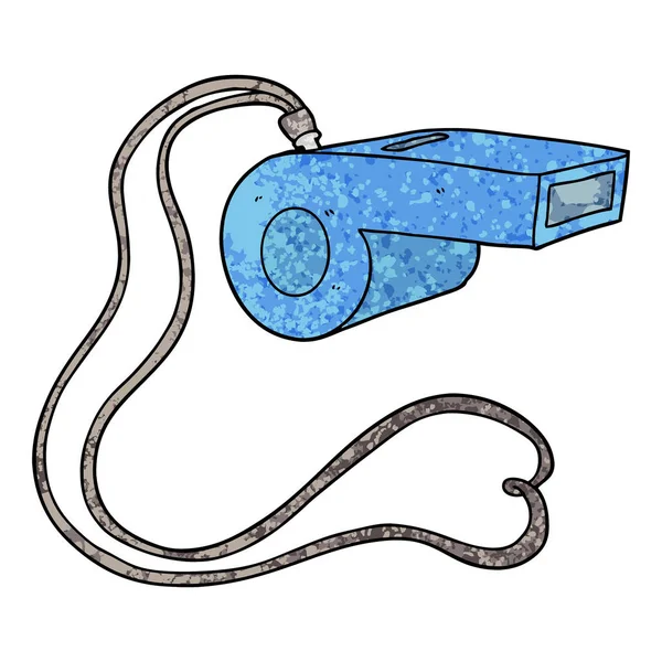 Vector Illustration Cartoon Whistle — Stock Vector