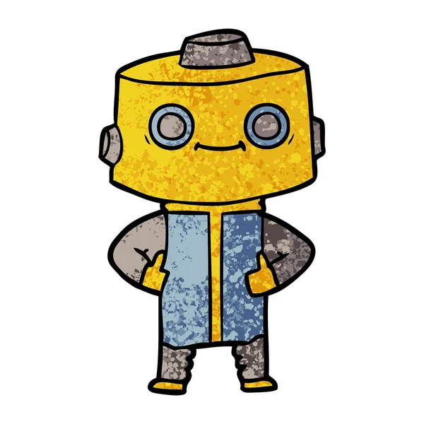 Ilustración Vectorial Del Robot Dibujos Animados — Archivo Imágenes Vectoriales