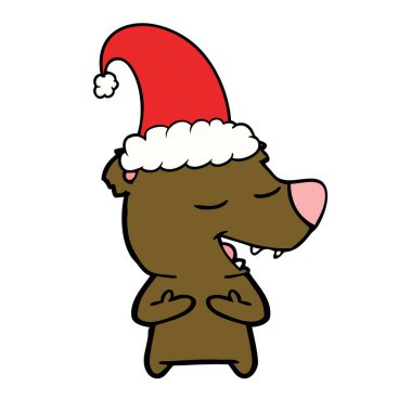 Çizgi film ayısının vektör çizimi