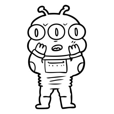 üç gözlü yabancı şaşırttı