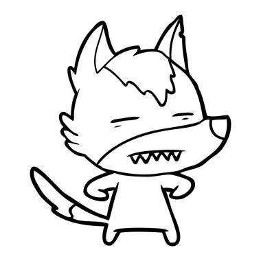 Kurt gösteren diş çizgi film