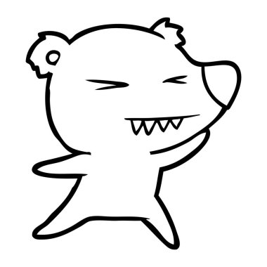 kızgın kutup ayısı karikatür