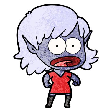 vektör çizim karikatür kız ağlıyor