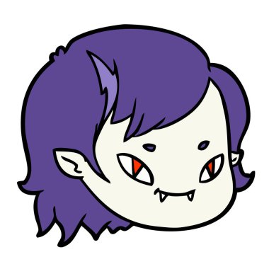 vektör çizim karikatür kız ağlıyor