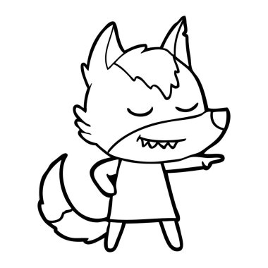 vektör çizim karikatür kız ağlıyor