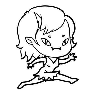 kaçan karikatür dostu vampir kız