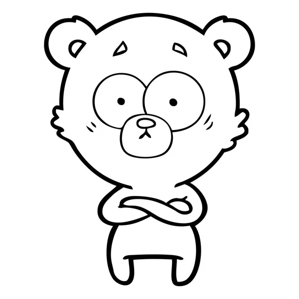 卡通熊的矢量插画 — 图库矢量图片