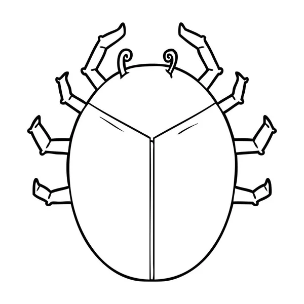 Векторная Иллюстрация Мультяшного Жука — стоковый вектор