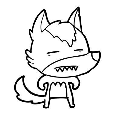 Kurt gösteren diş çizgi film