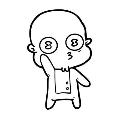 garip kel spaceman sallayarak