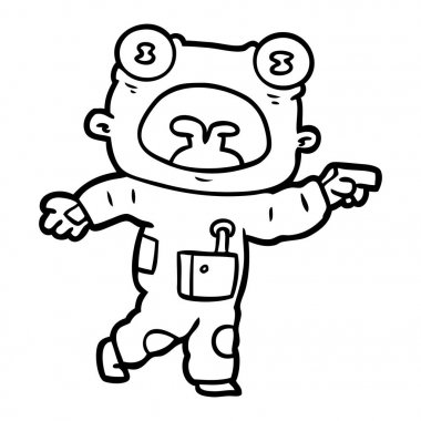 çizgi film garip yabancı iletişim